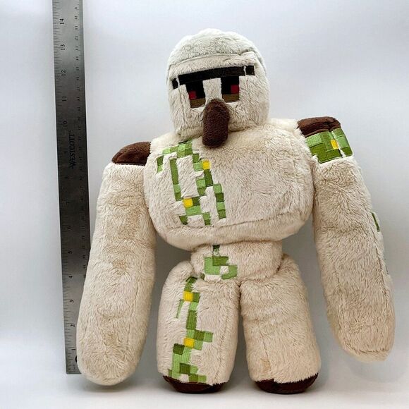 Minecraft Iron Golem Plush 14" Mojang Jinx Spin Master - Picture 7 of 8